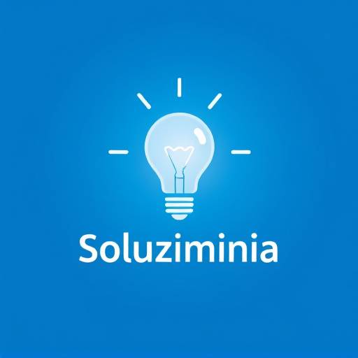 Logo di Soluzioni Illuminia Coaching & Consulting che mostra una lampadina stilizzata, simbolo di illuminazione e idee, su sfondo blu.