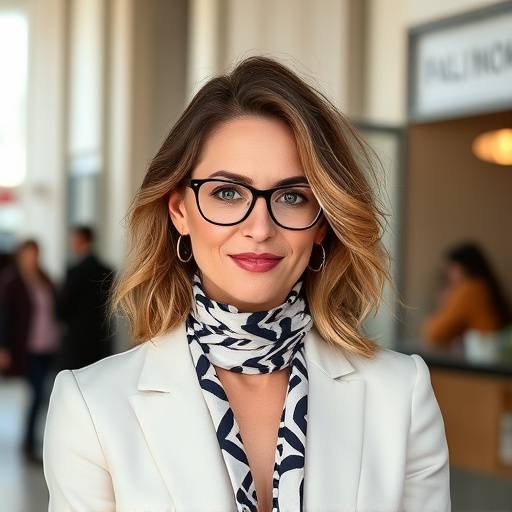 Ritratto di Giulia Bianchi, Imprenditrice nel settore della moda.